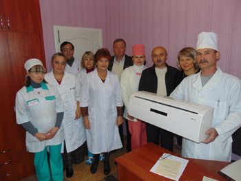 Лікарня на Полтавщині отримала нове побутове обладнання